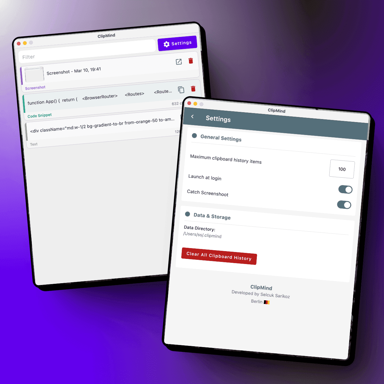 ClipMind App Screenshot