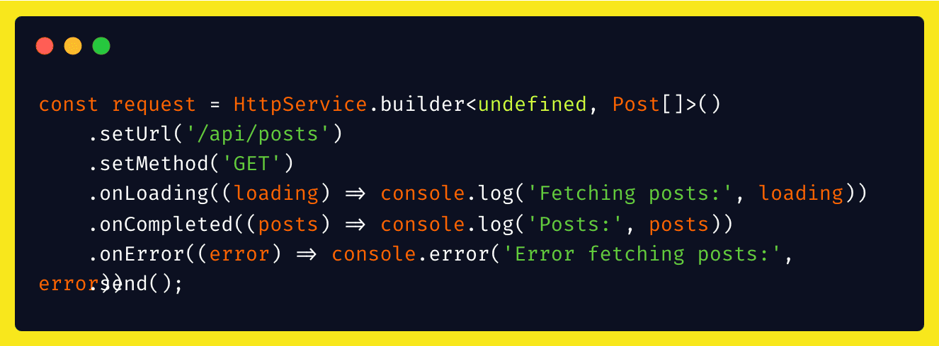 Http Request Builder